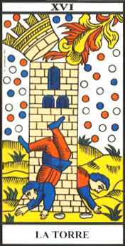 Tarot de Marsella. La Torre de Destrucción
